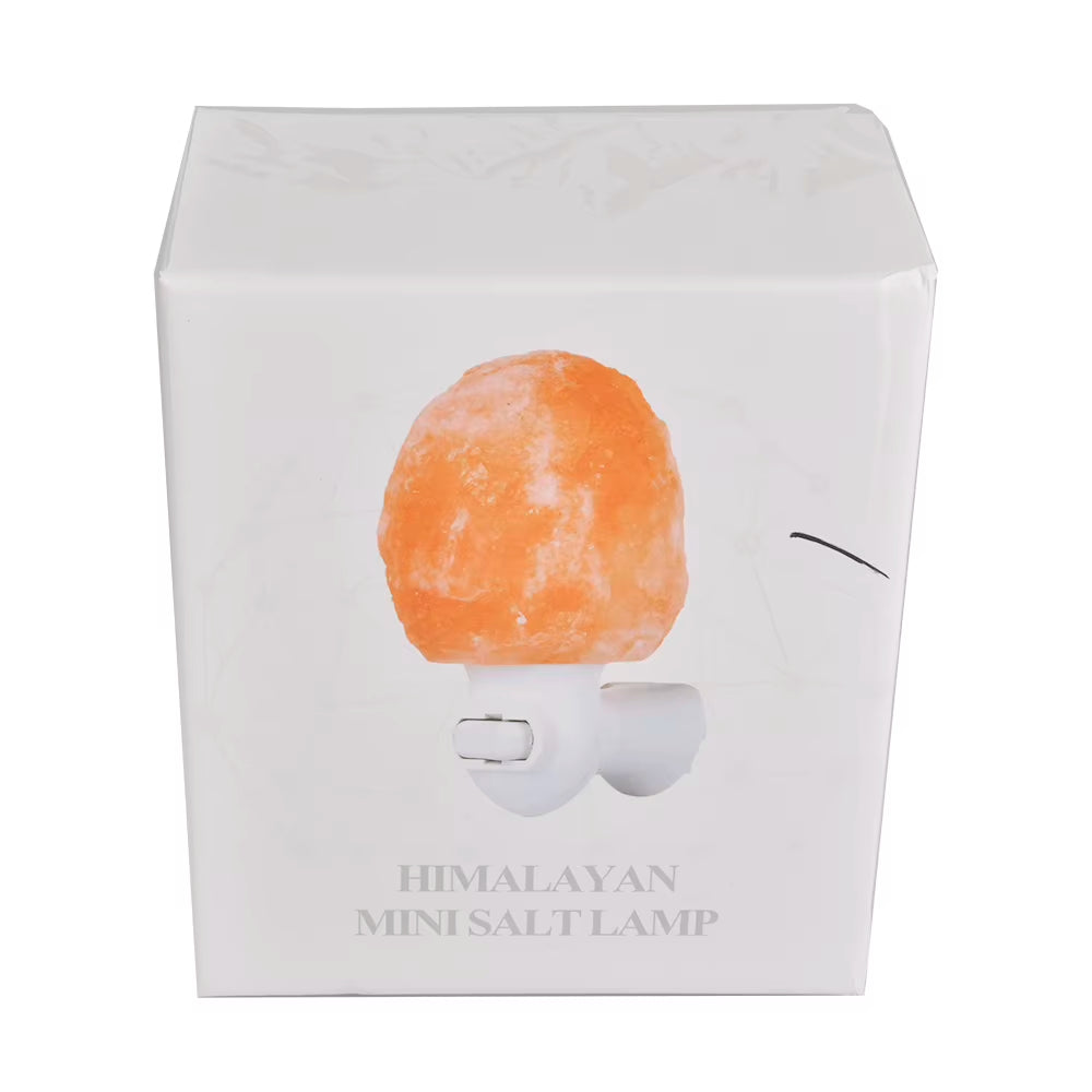 Himalayan Salt Wall Bedside Lamp, Natural Crystal, Hand Carved Night Light, Home Decor, Air Purifying Release, Negative Ions